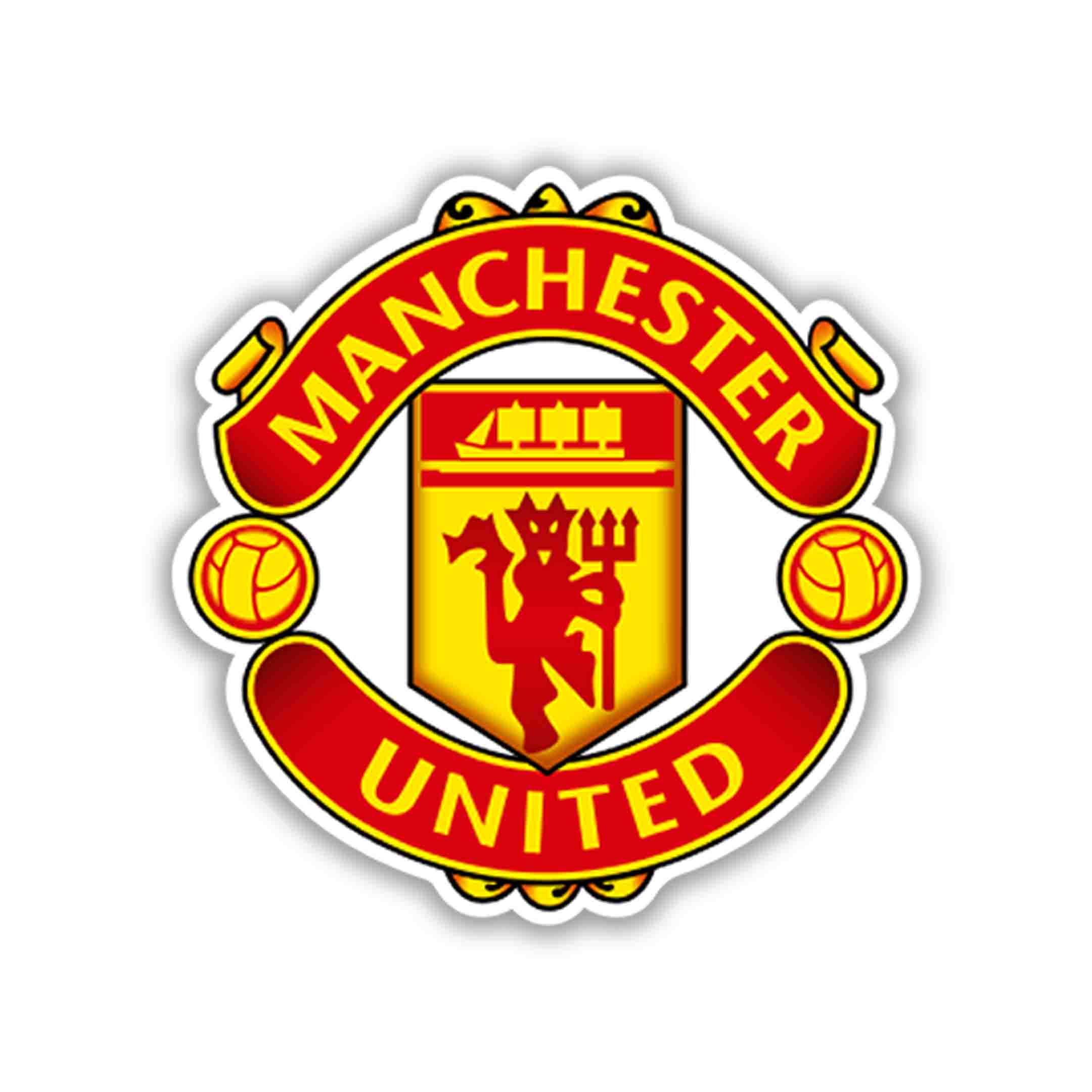 MANCHESTER UNITED STICKER - 1 - stickyfunk premium stickers
