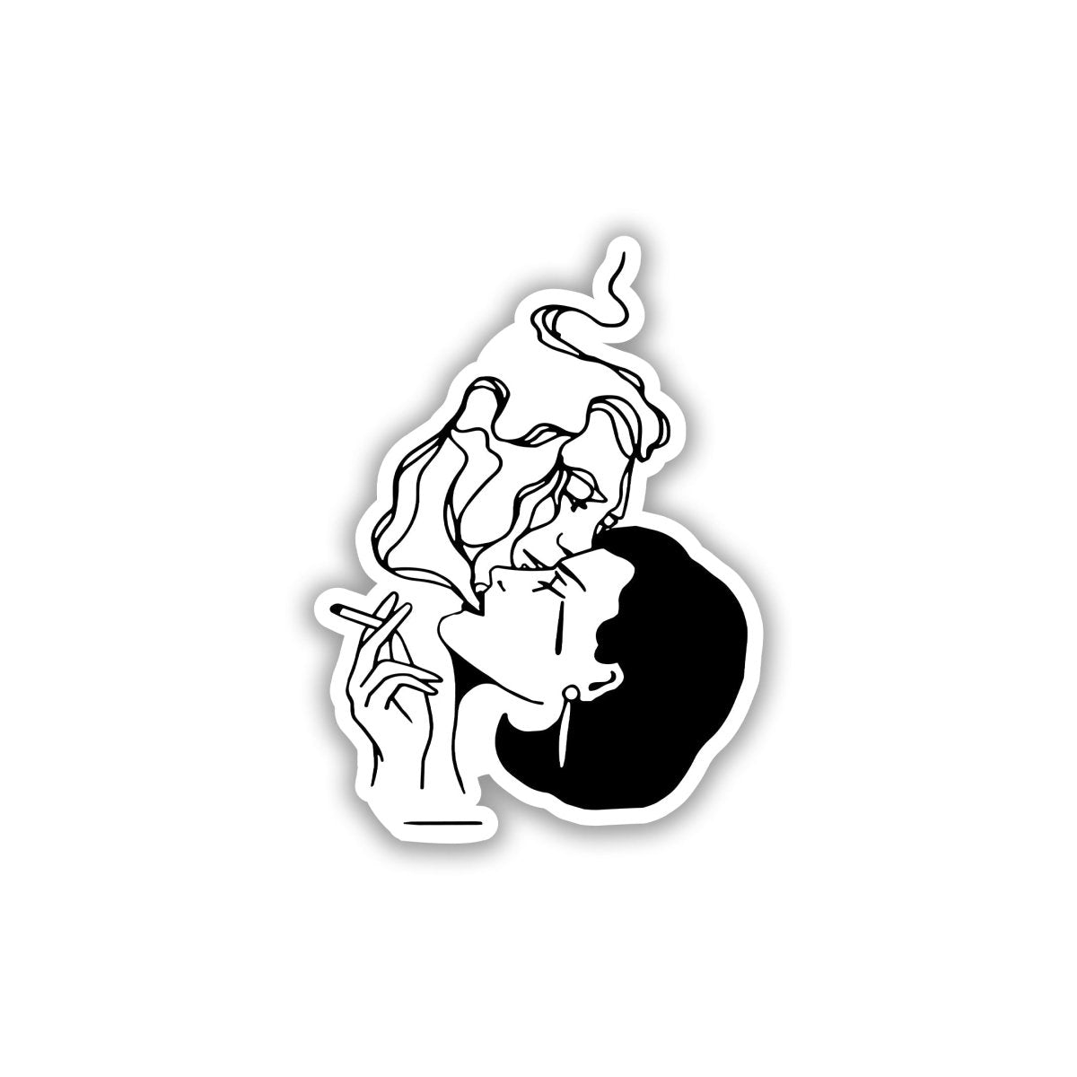 KISS OF THE MIST STICKER - stickyfunk premium stickers