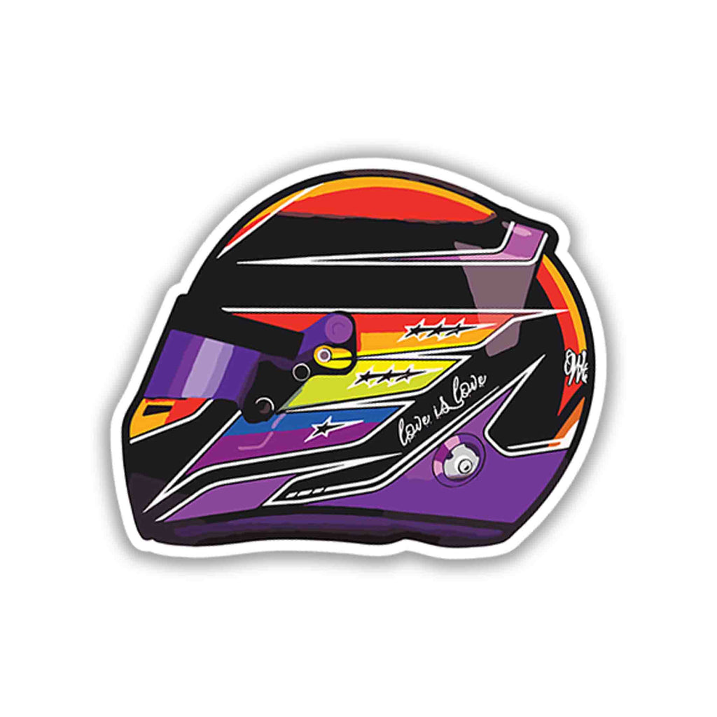 LEWIS HAMILTON STICKER - 2 - stickyfunk premium stickers