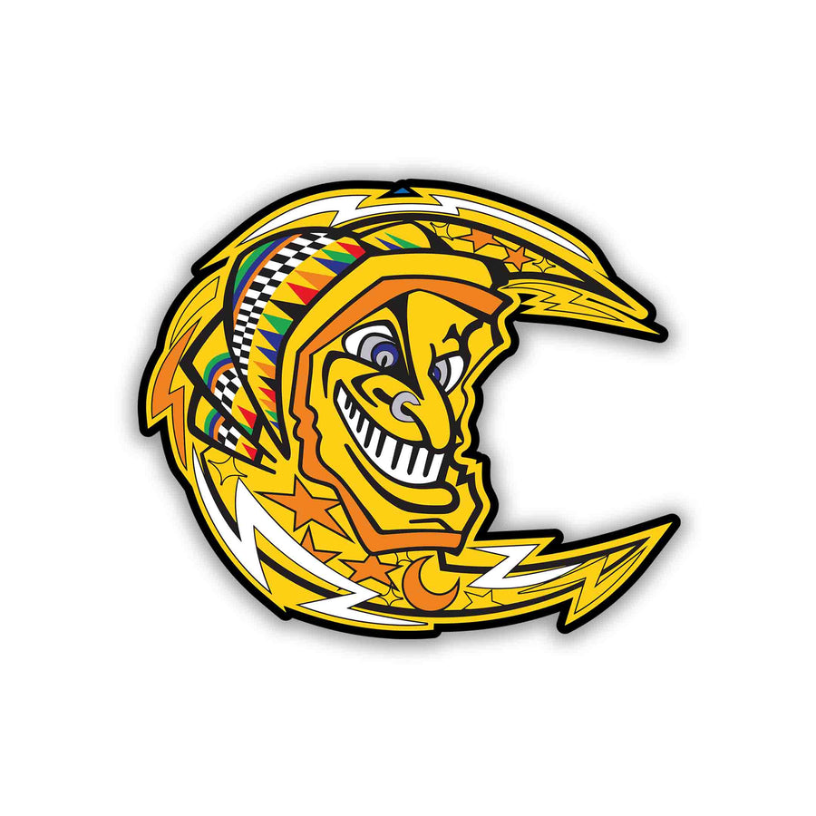Smiling Moon Emblem – Valentino Rossi Sticker
