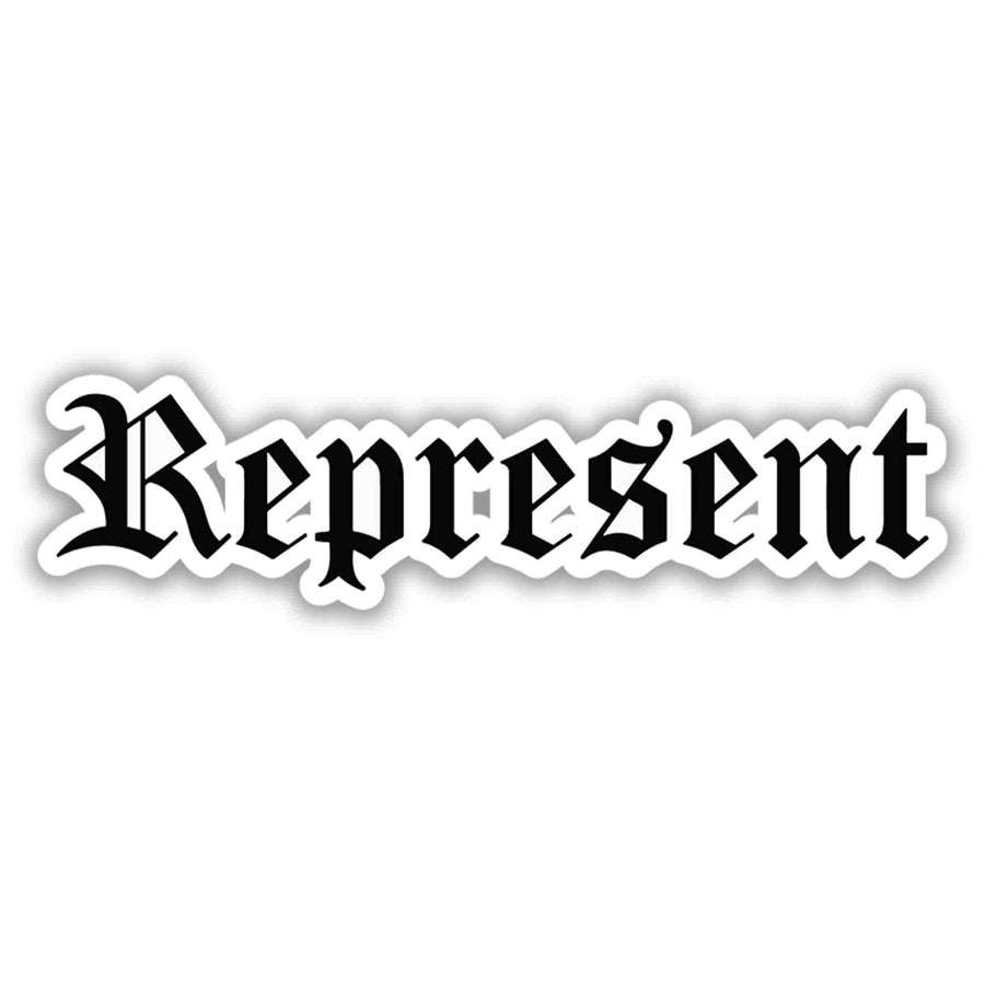 Represent Script Tag – Nate Diaz Sticker