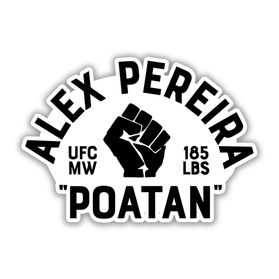 Poatan Signature Ink – Alex Pereira Sticker