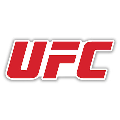 UFC LOGO - RED - stickyfunk premium stickers