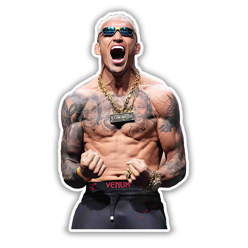 Gold-Chain Gladiator – Charles Oliveira Sticker