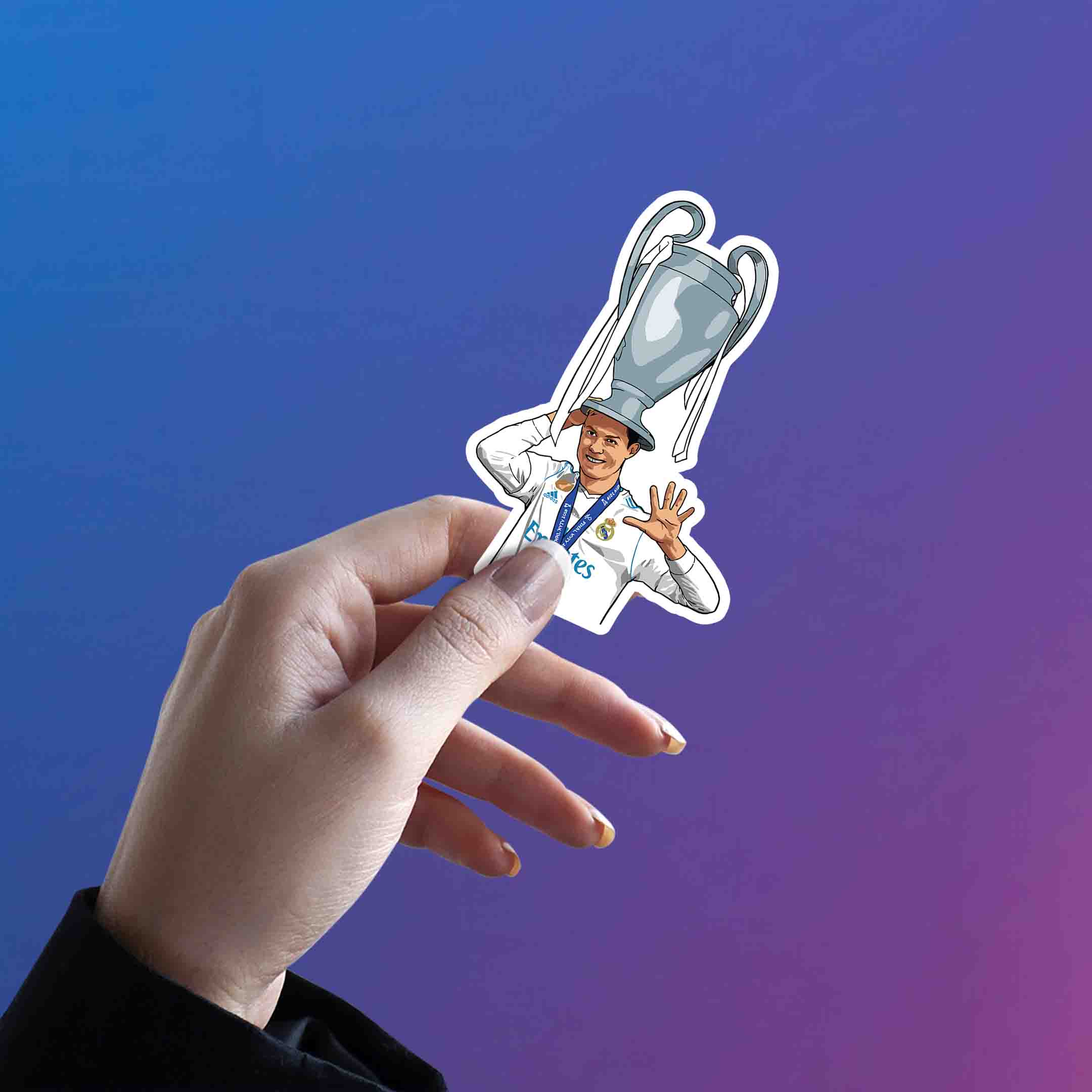 CRISTIANO RONALDO 3 - stickyfunk premium stickers