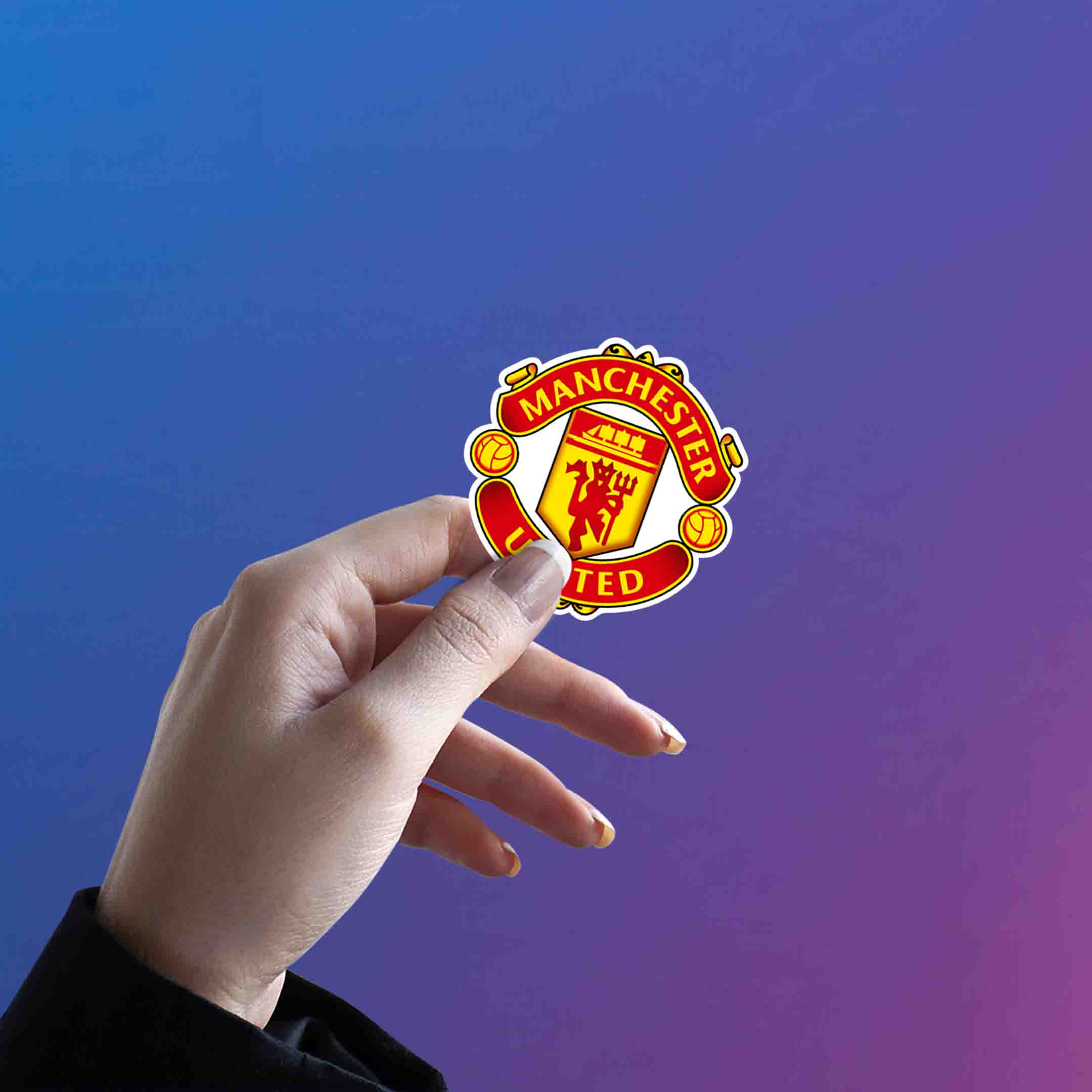 MANCHESTER UNITED STICKER - 1 - stickyfunk premium stickers