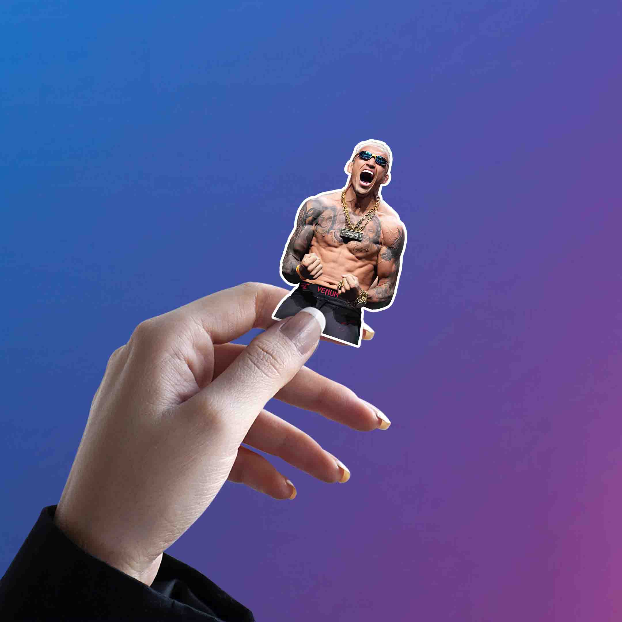 CHARLES OLIVEIRA - 1 - stickyfunk premium stickers