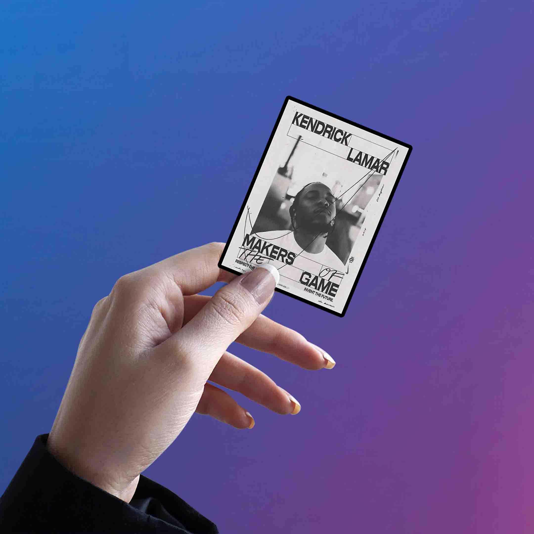 KENDRICK LAMAR - 1 - stickyfunk premium stickers