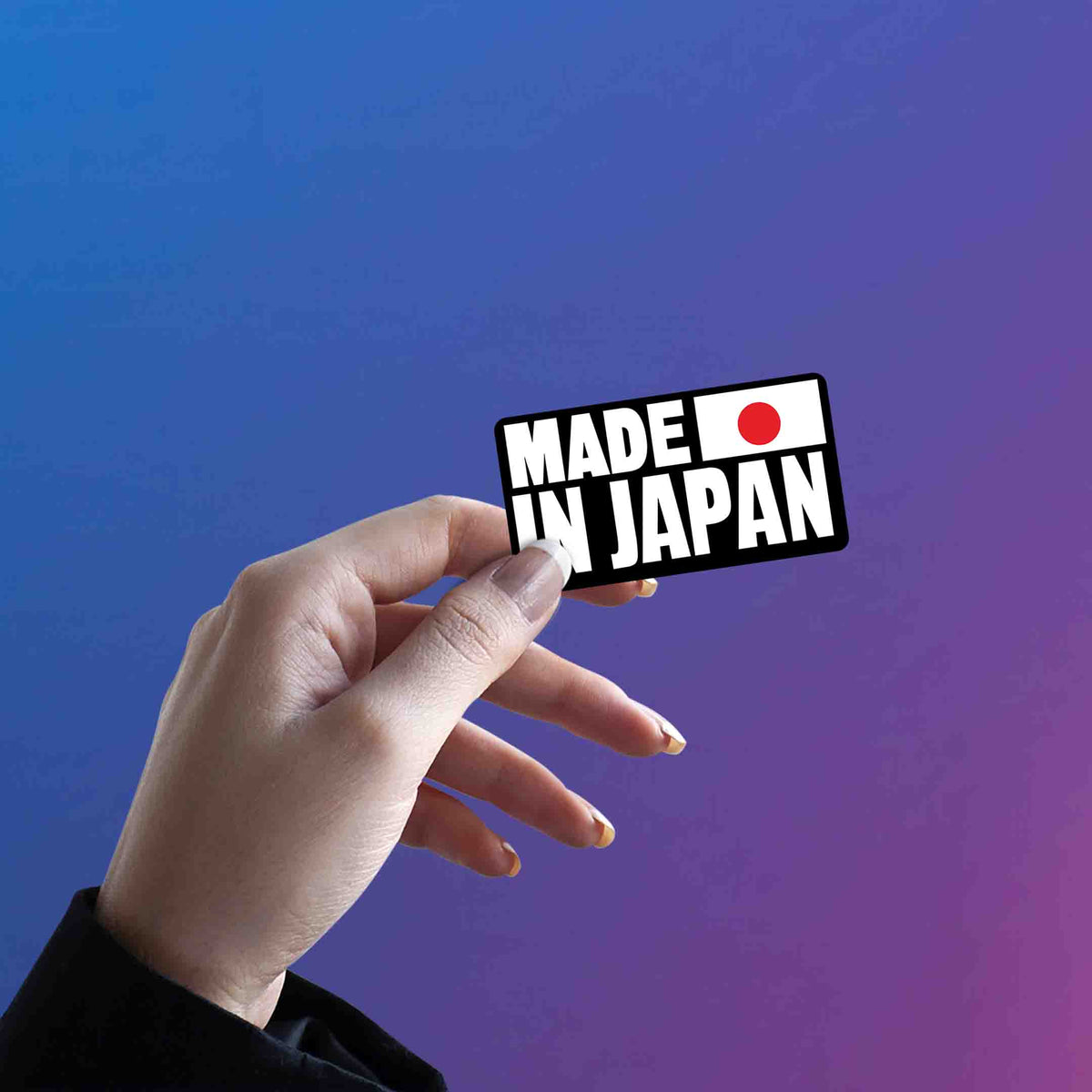 Factory Fresh Japan Plate Sticker