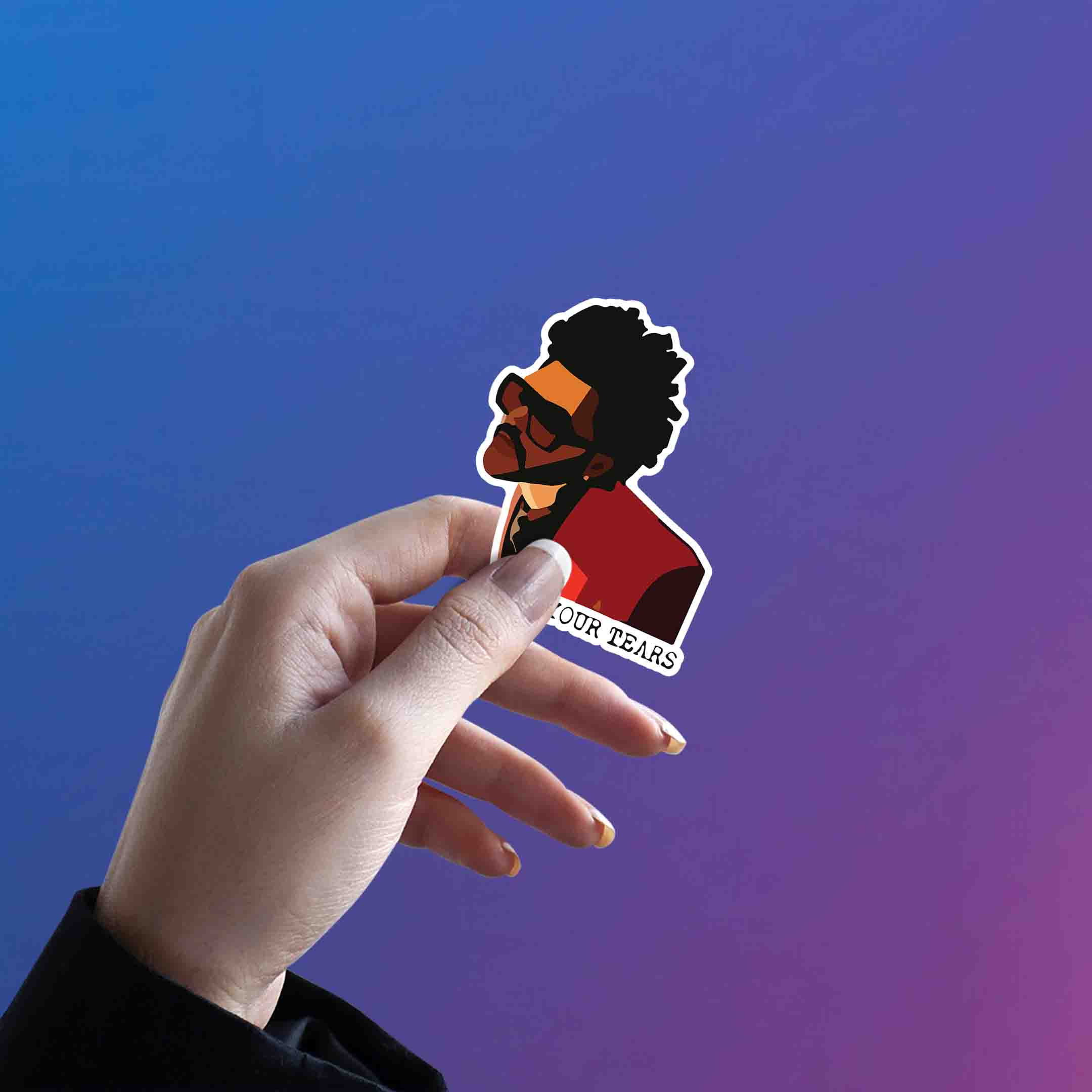 THE WEEKND - 7 - stickyfunk premium stickers