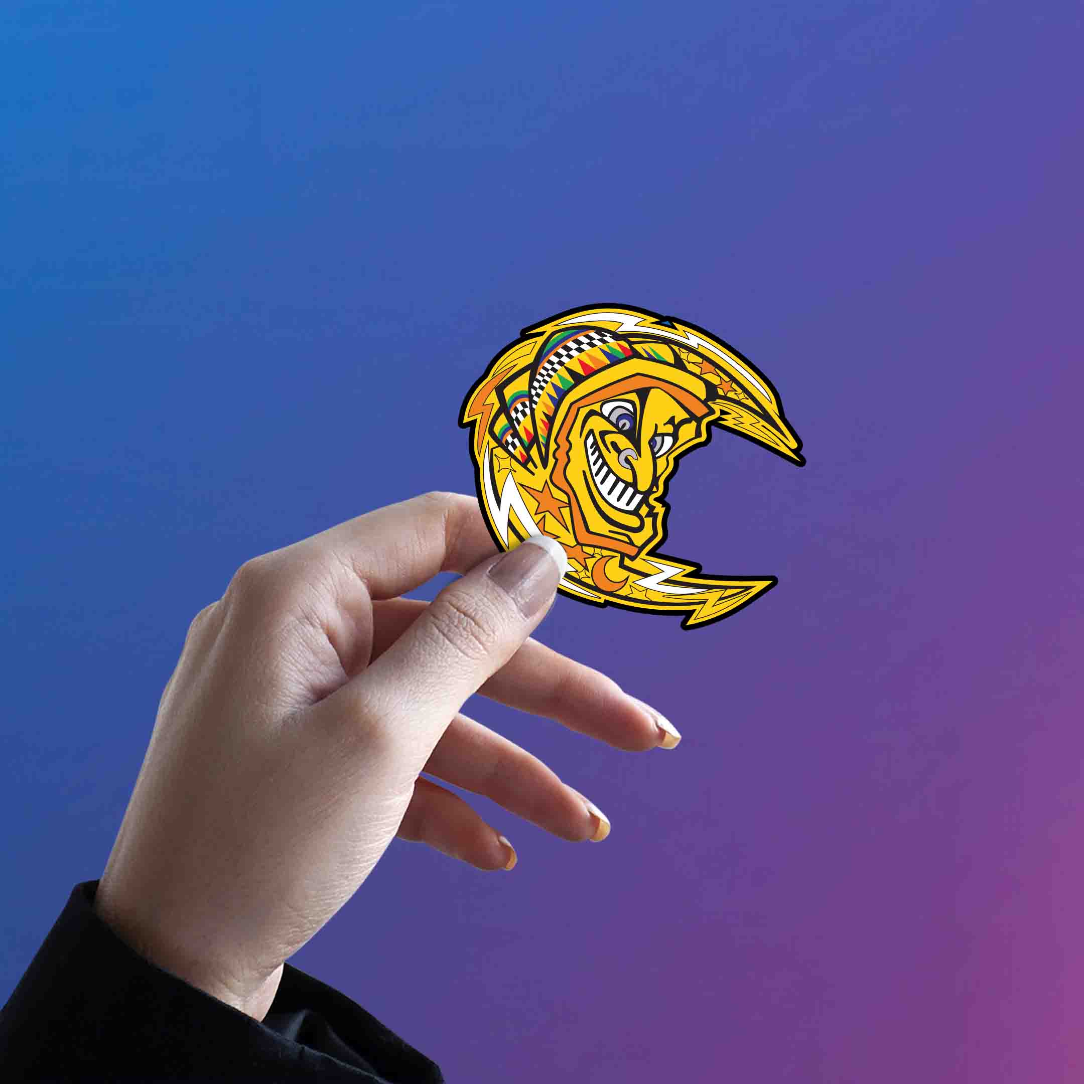 VELENTINO ROSSI STICKER - 1 - stickyfunk premium stickers