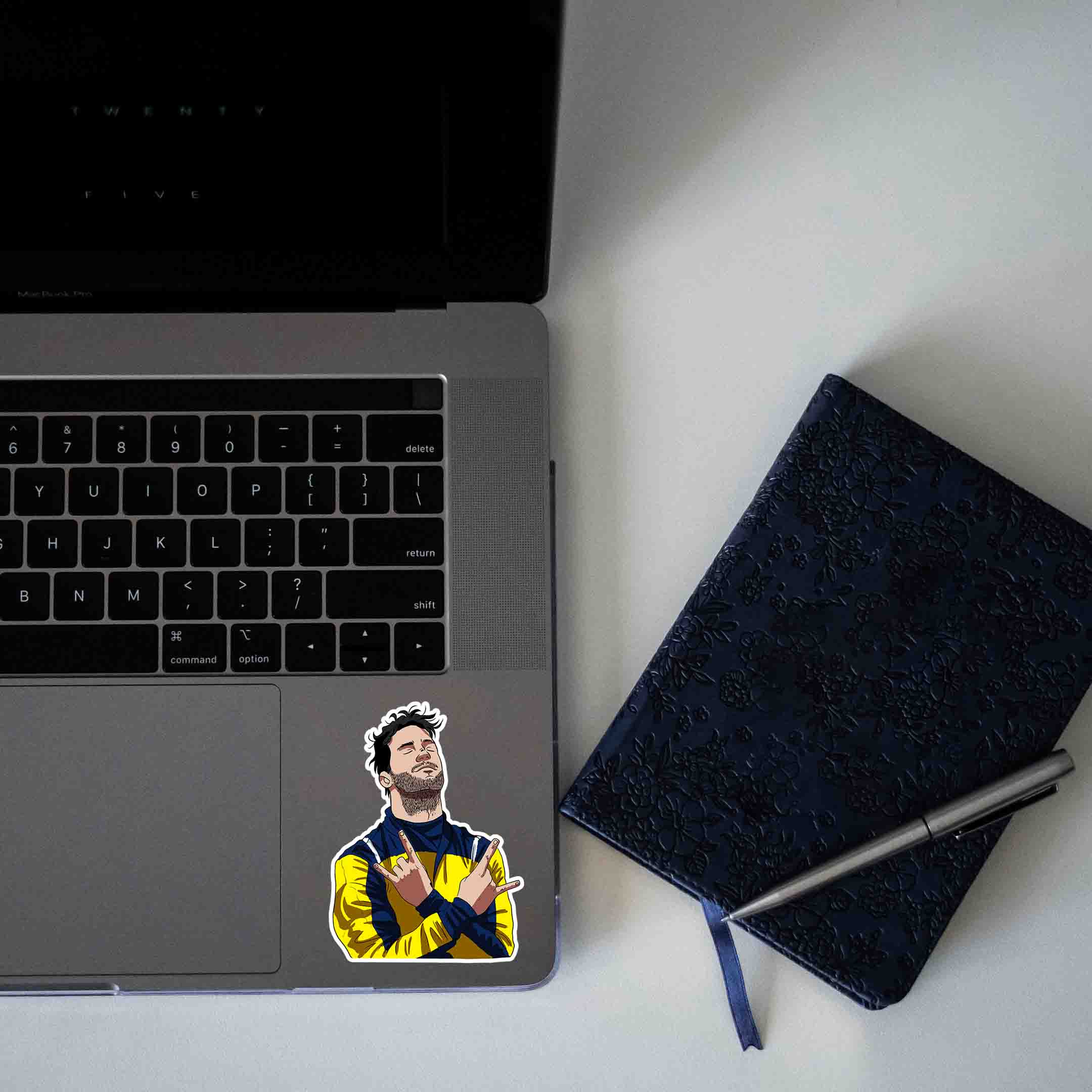 DANIEL RICCIARDO STICKER - 1 - stickyfunk premium stickers