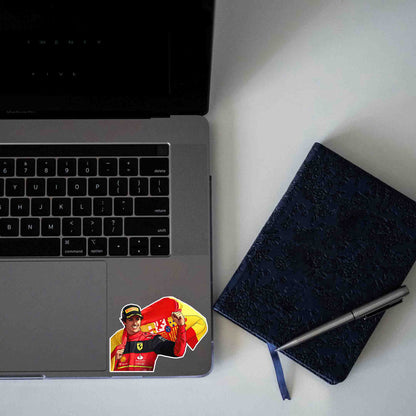 CARLOS SAINZ JR. STICKER - 3 - stickyfunk premium stickers