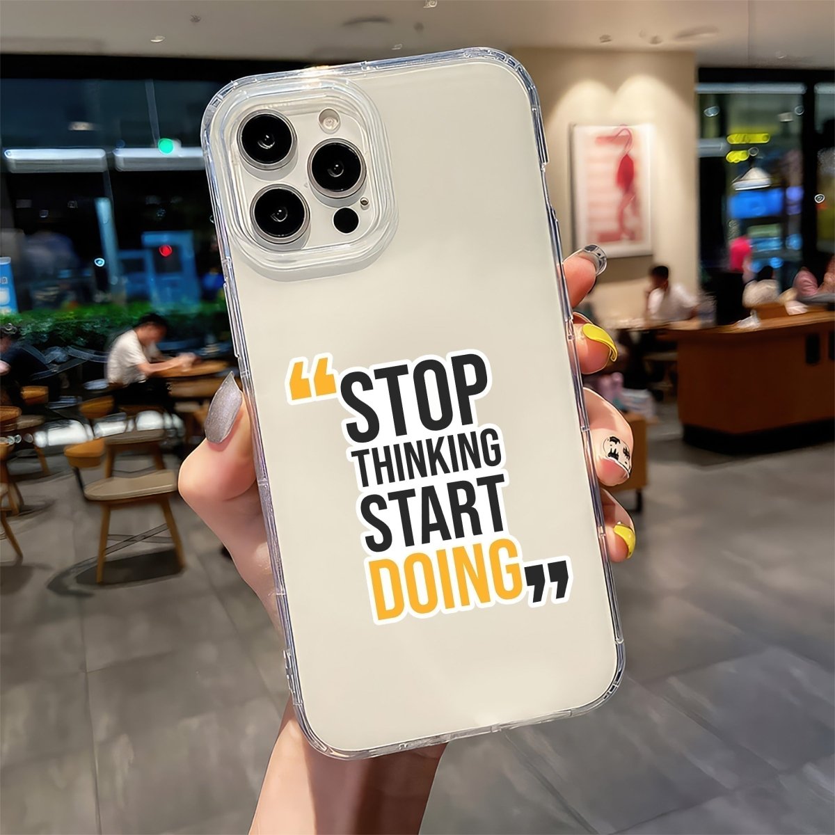 Stop Thinking, Start Doing Sticker