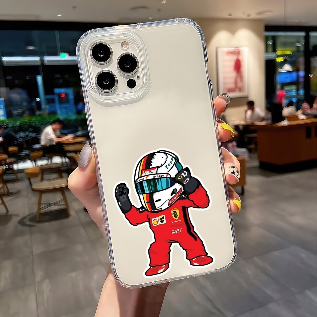 SEBASTIAN VETTEL STICKER - 5 - stickyfunk premium stickers