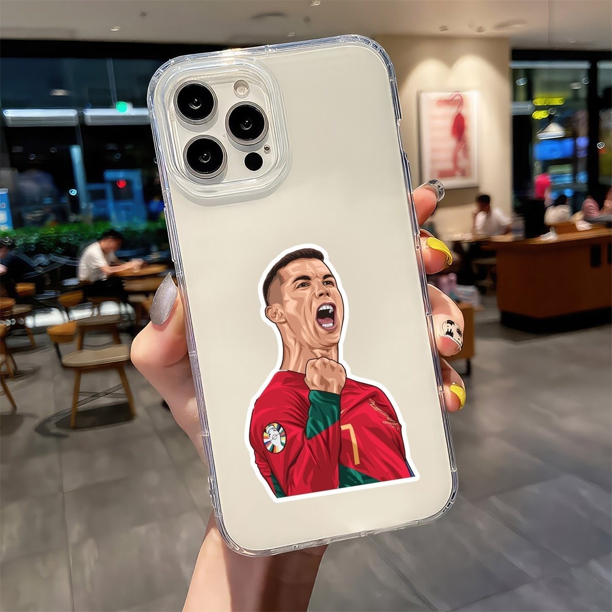 CRISTIANO RONALDO 10 - stickyfunk premium stickers