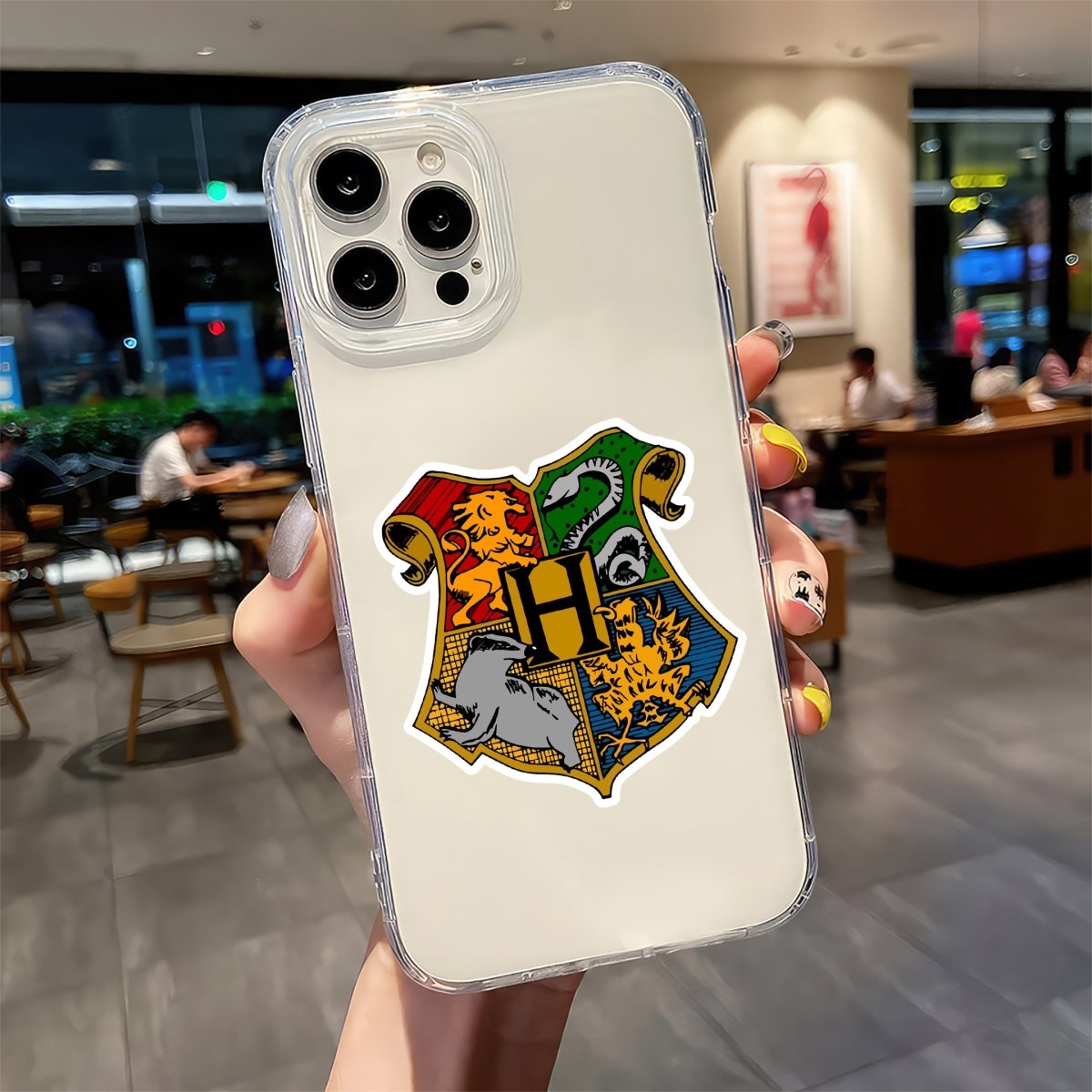 HOGWARTS CREST - UNITED HOUSES - stickyfunk premium stickers