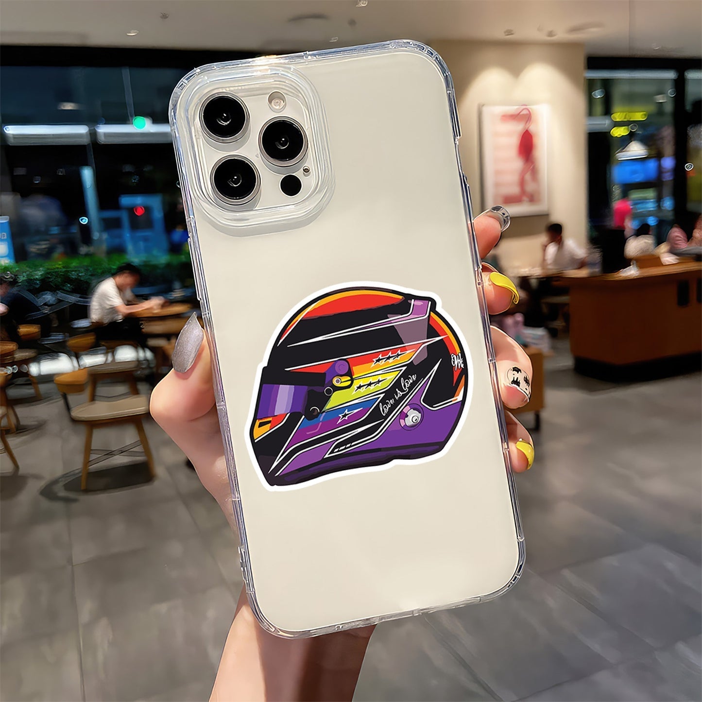 LEWIS HAMILTON STICKER - 2