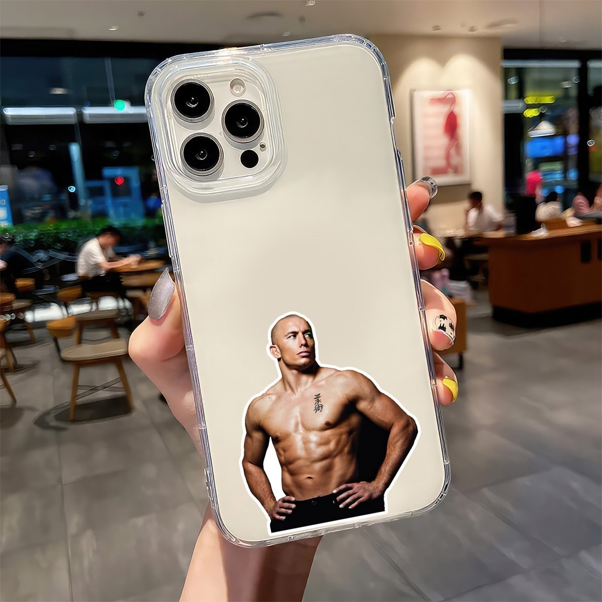 GEORGES ST - PIERRE - 1 - stickyfunk premium stickers