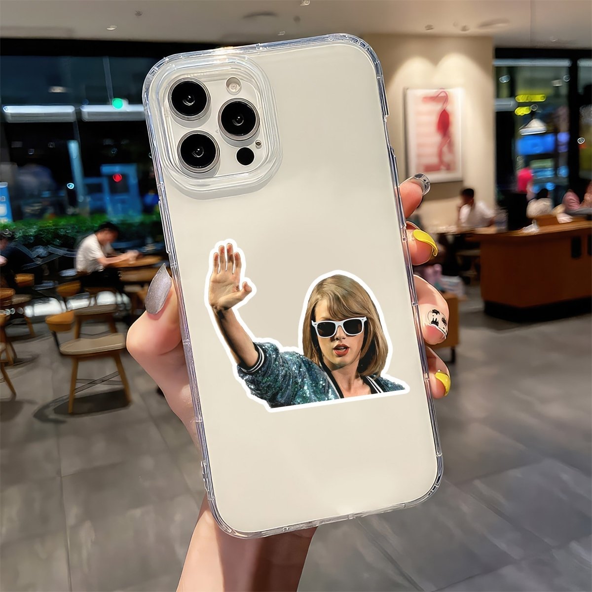 Golden Hand Wave – Taylor Swift Sticker