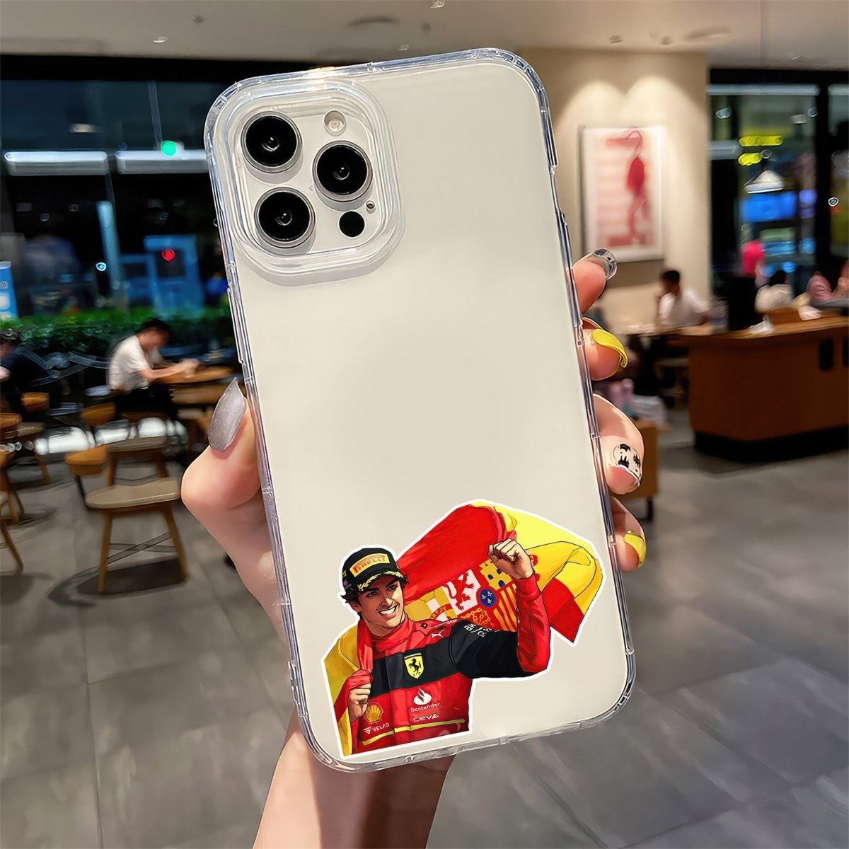 CARLOS SAINZ JR. STICKER - 3 - stickyfunk premium stickers