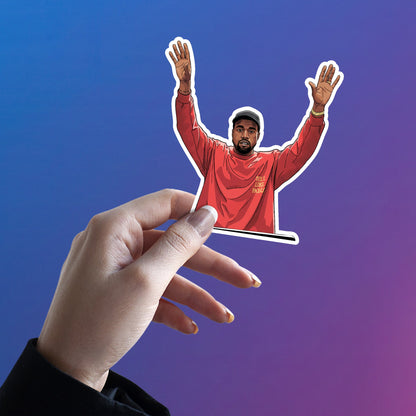 KANYE WEST - SAINT PABLO WAVES STICKER