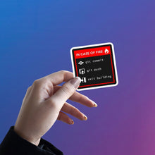 THE DEVELOPER'S FIRE PROTOCOL STICKER
