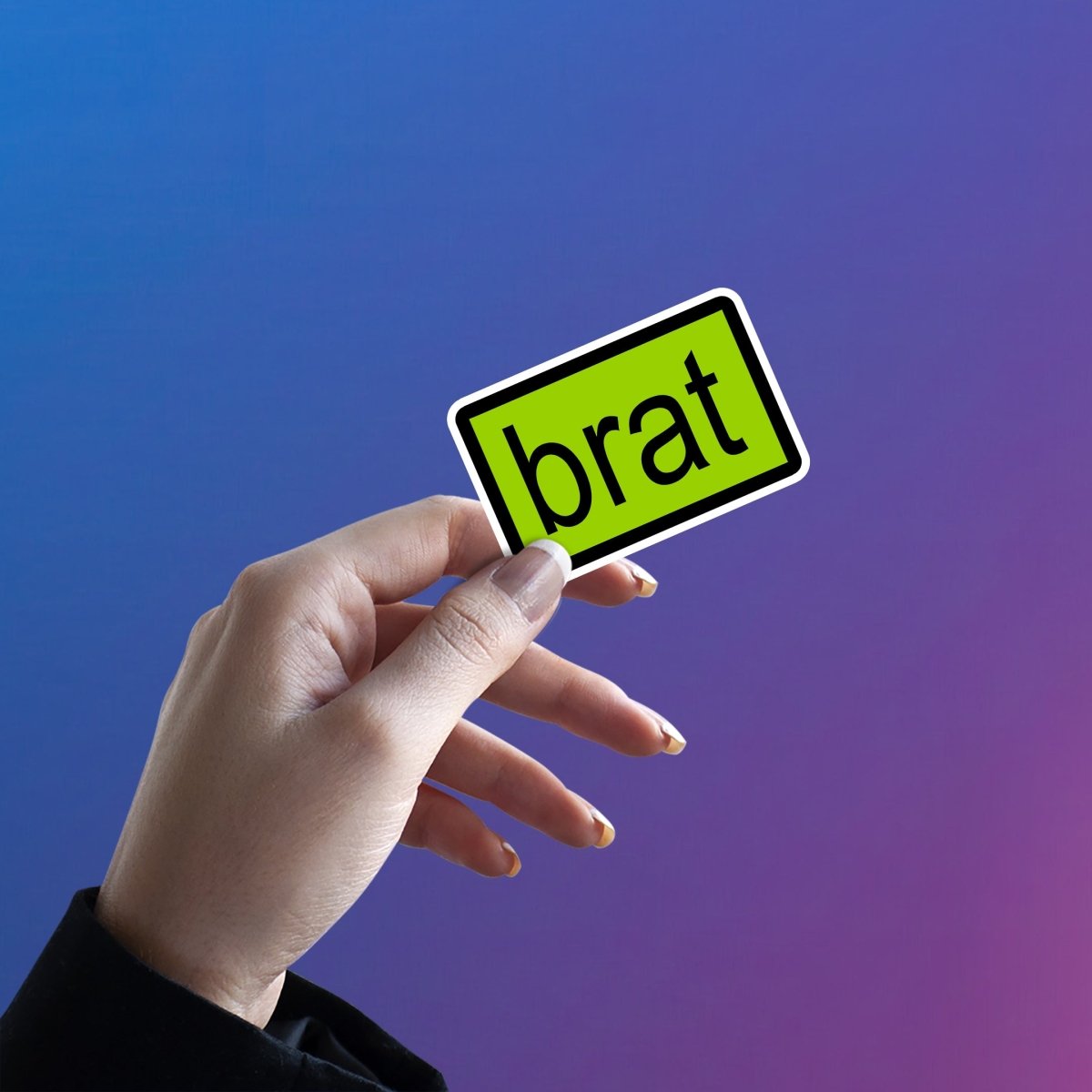 BRAT - NOT SORRY STICKER - stickyfunk premium stickers