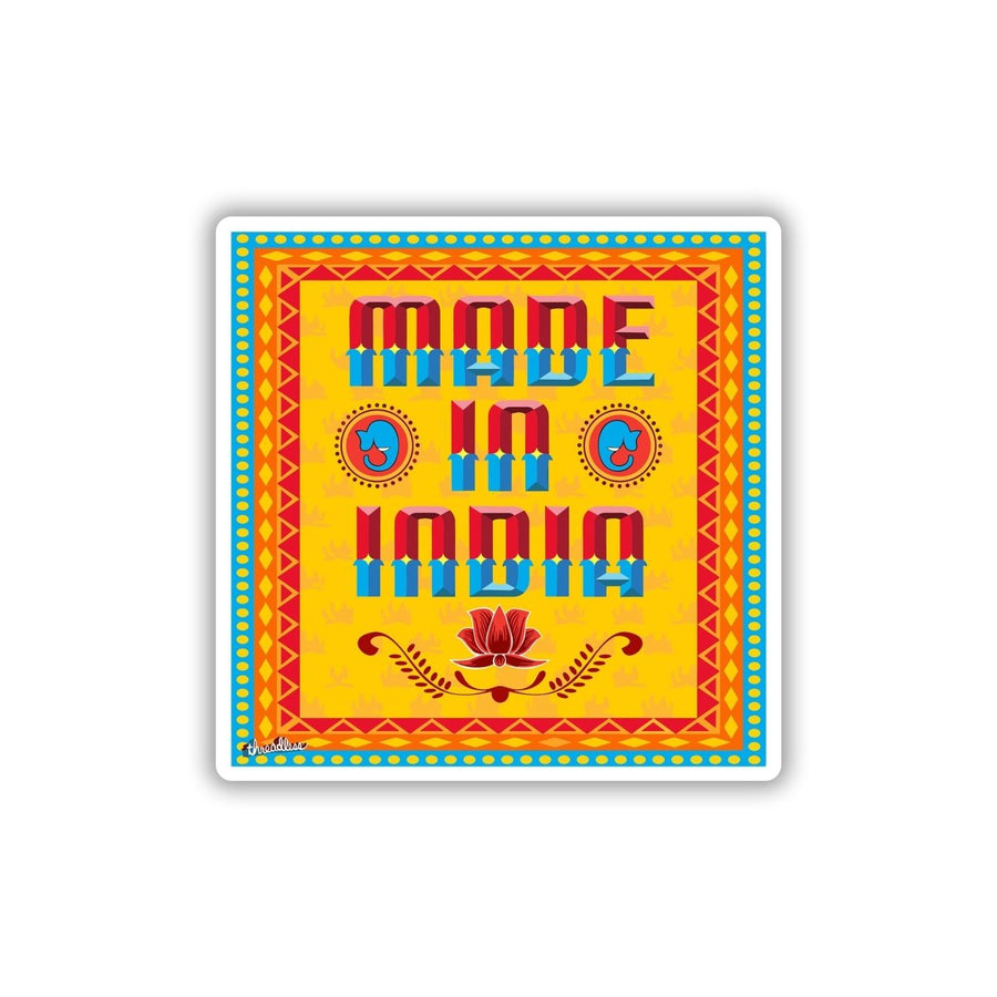MADE IN INDIA, OBVIOUSLY STICKER