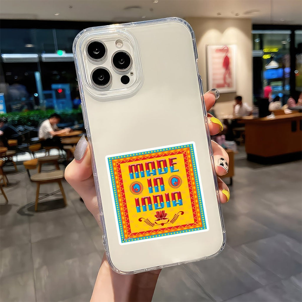 MADE IN INDIA, OBVIOUSLY STICKER - stickyfunk premium stickers
