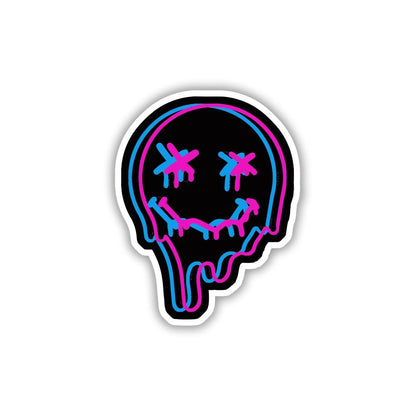 PSYCHO MELTFACE STICKER - stickyfunk premium stickers