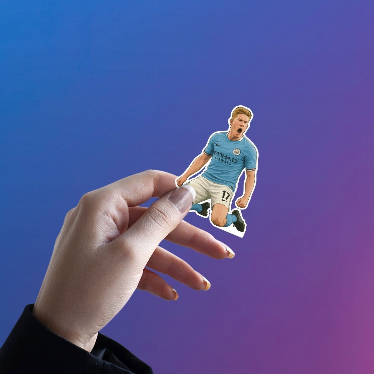 KEVIN DE BRUYNE |MANCITY STICKER - 2 - stickyfunk premium stickers