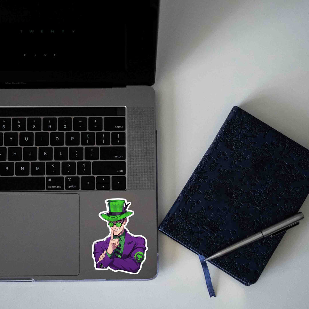 DC RIDDLER COMICS STICKER - stickyfunk premium stickers