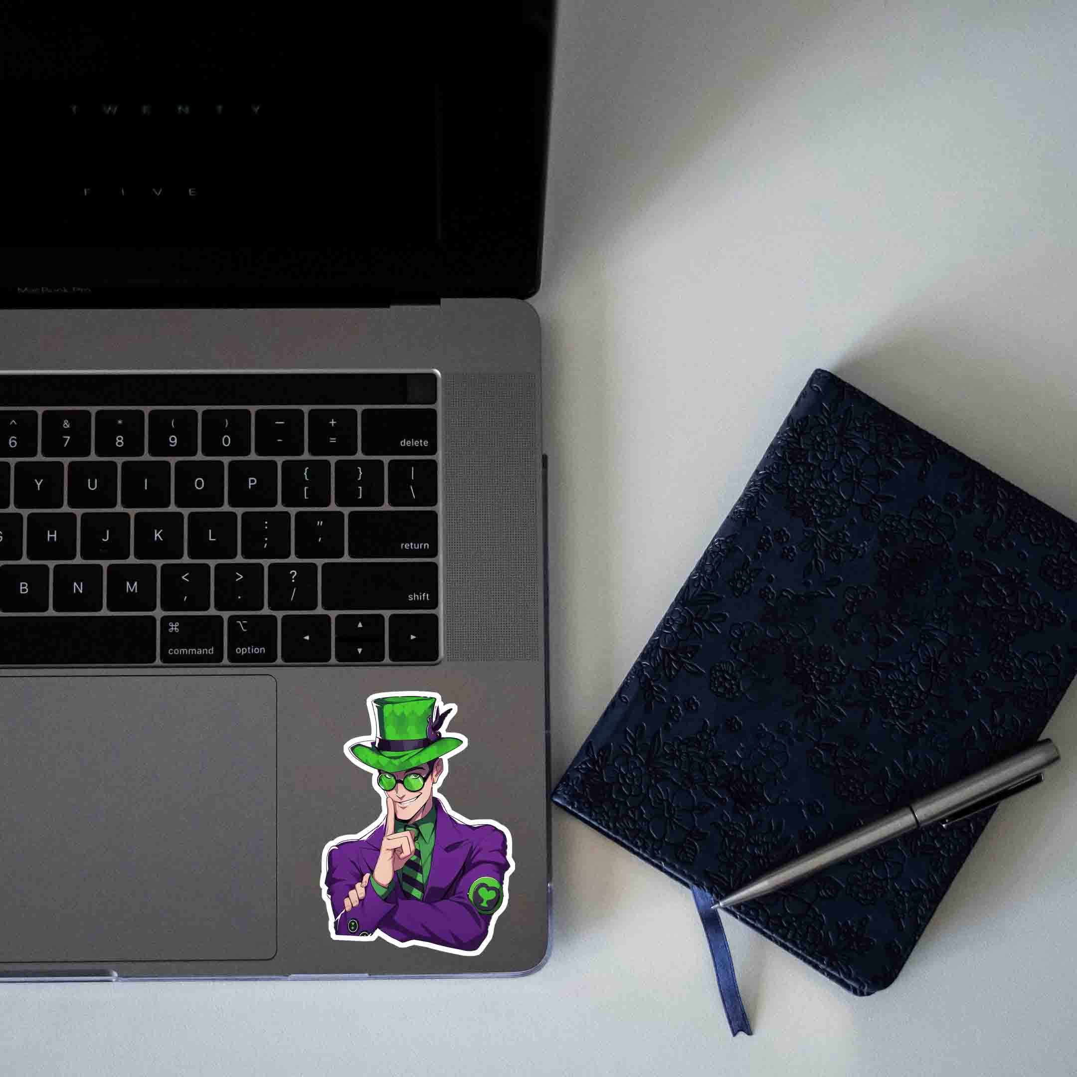 DC RIDDLER COMICS STICKER - stickyfunk premium stickers