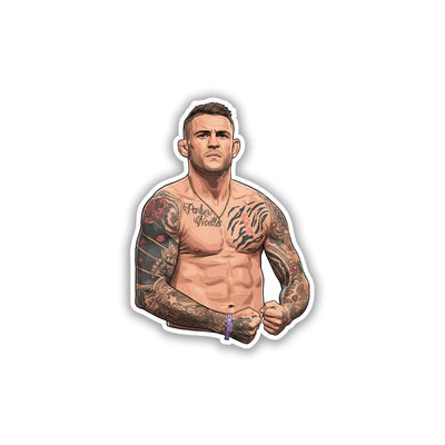 CALM AFTER THE WAR - DUSTIN POIRIER STICKER