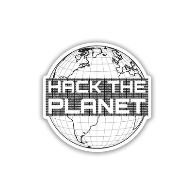 THE GLOBAL HACKER MOTTO STICKER