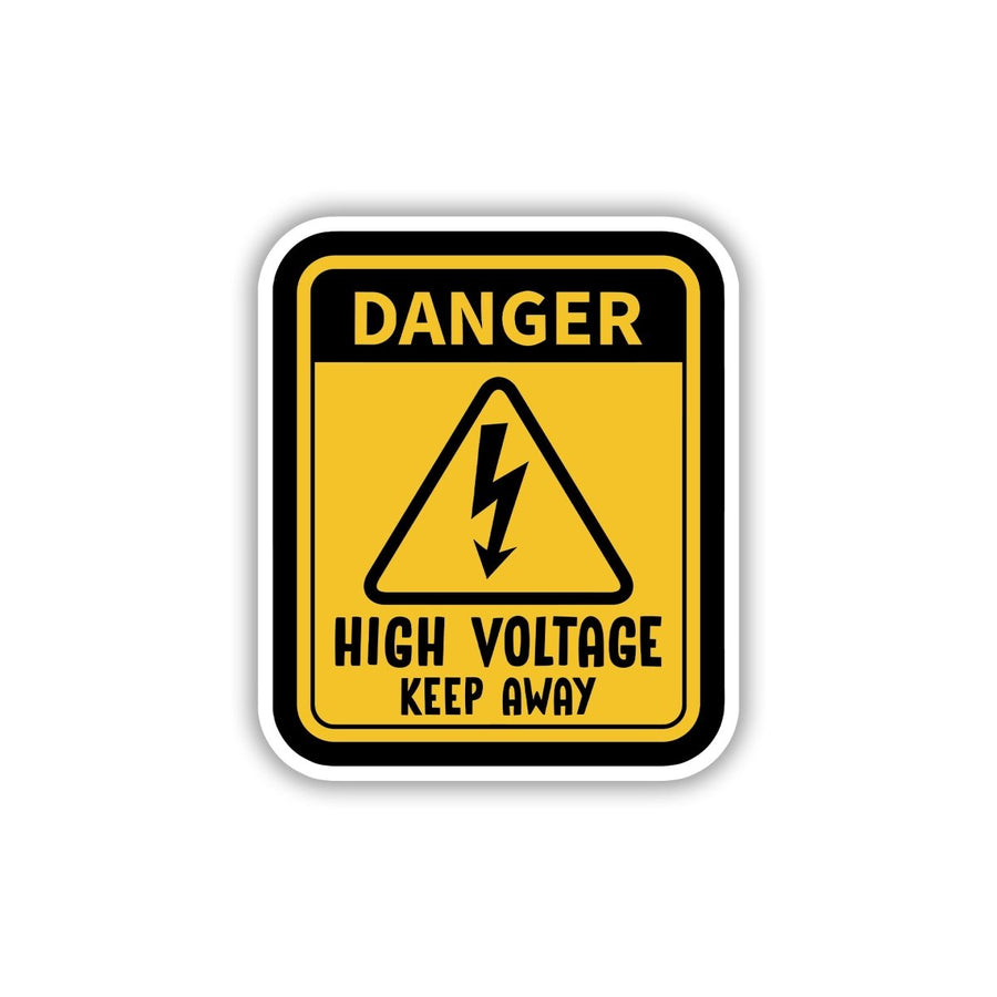 HIGH VOLTAGE DRAMA ZONE STICKER