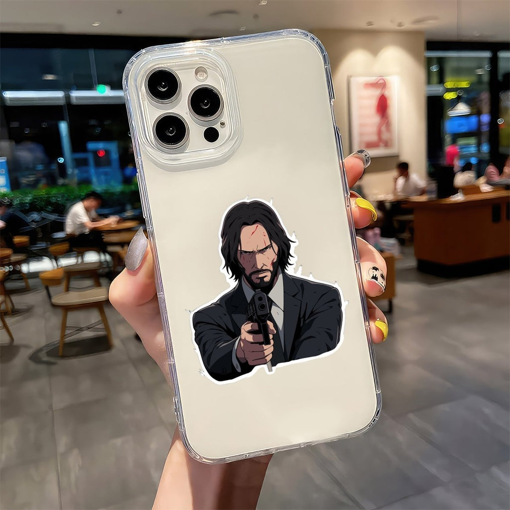 SERIOUS JOHN WICK STICKER - stickyfunk premium stickers