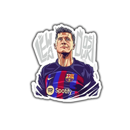 Robert Lewandowski STICKER - stickyfunk premium stickers