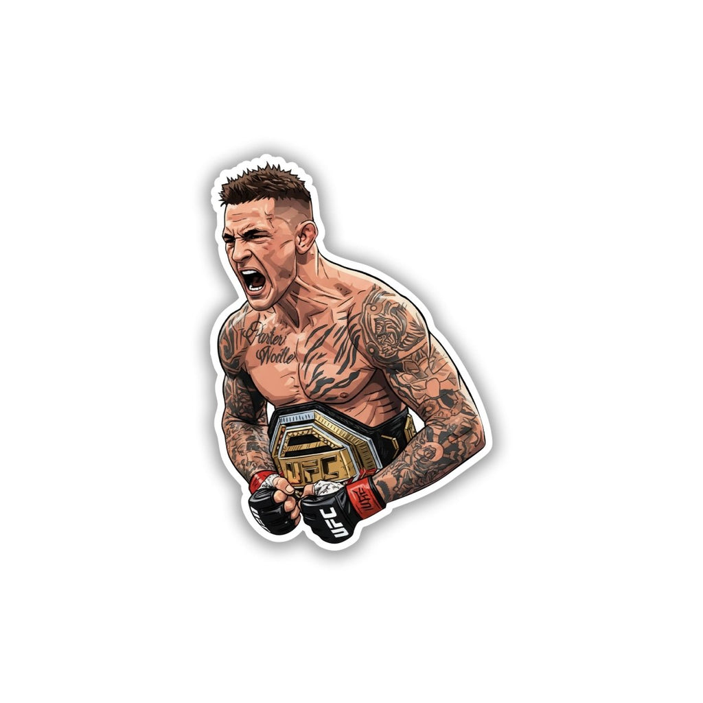 DIAMOND'S GRIT - DUSTIN POIRIER STICKER - stickyfunk premium stickers