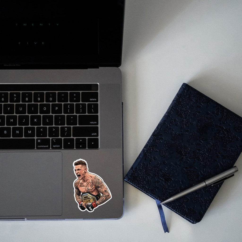 DIAMOND'S GRIT - DUSTIN POIRIER STICKER - stickyfunk premium stickers