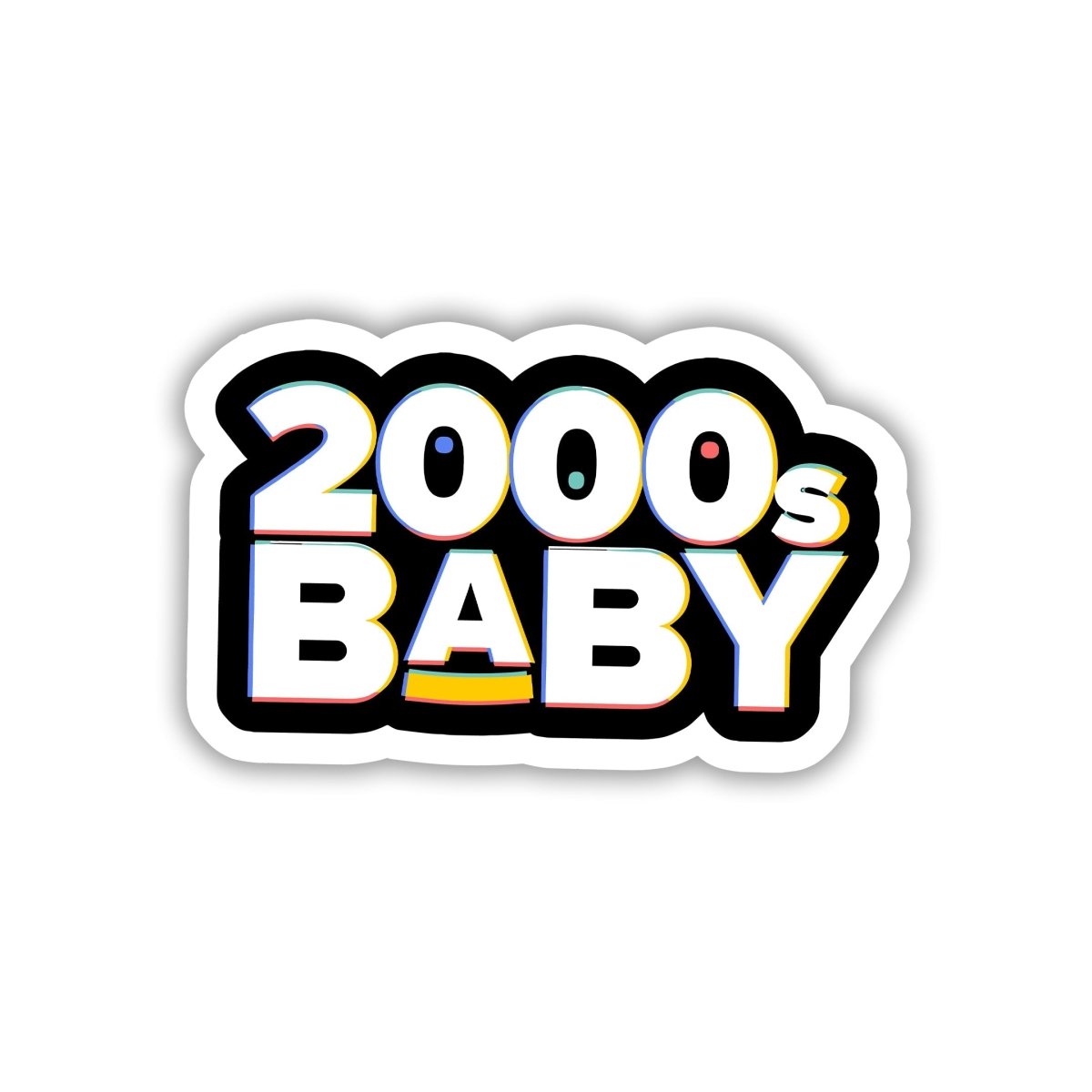 BORN IN THE WRONG ERA STICKER - stickyfunk premium stickers