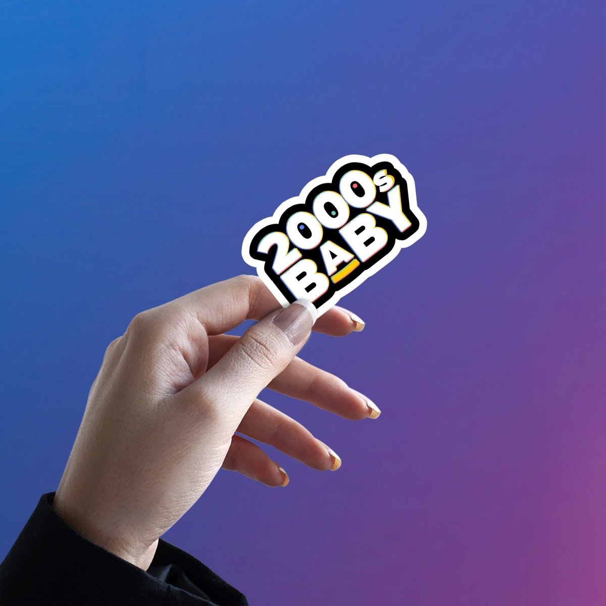 BORN IN THE WRONG ERA STICKER - stickyfunk premium stickers