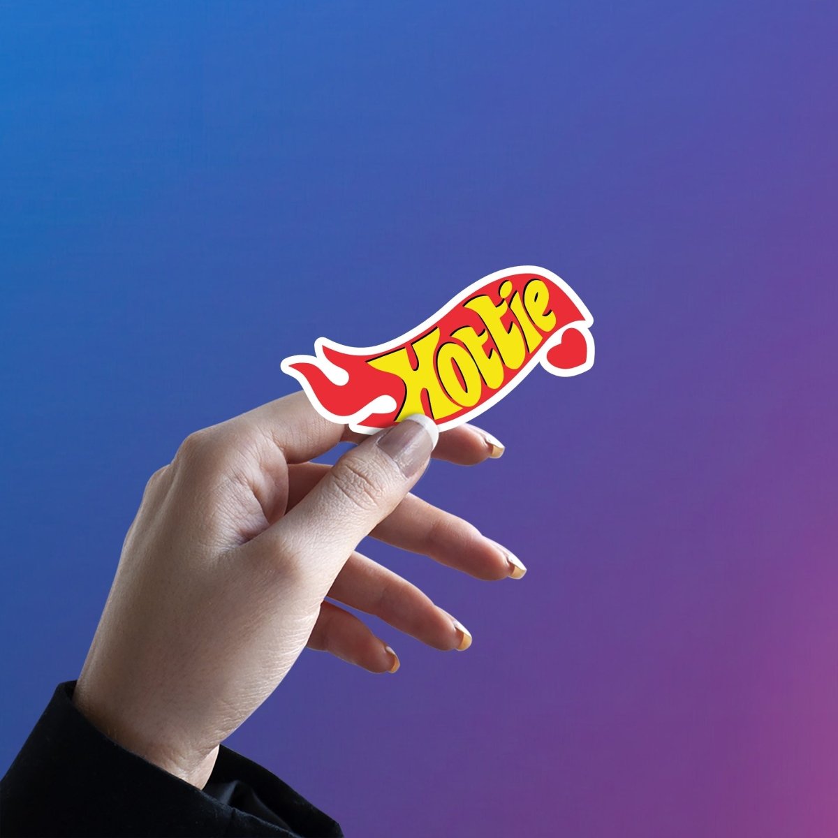 TOO HOT TO CARE STICKER - stickyfunk premium stickers