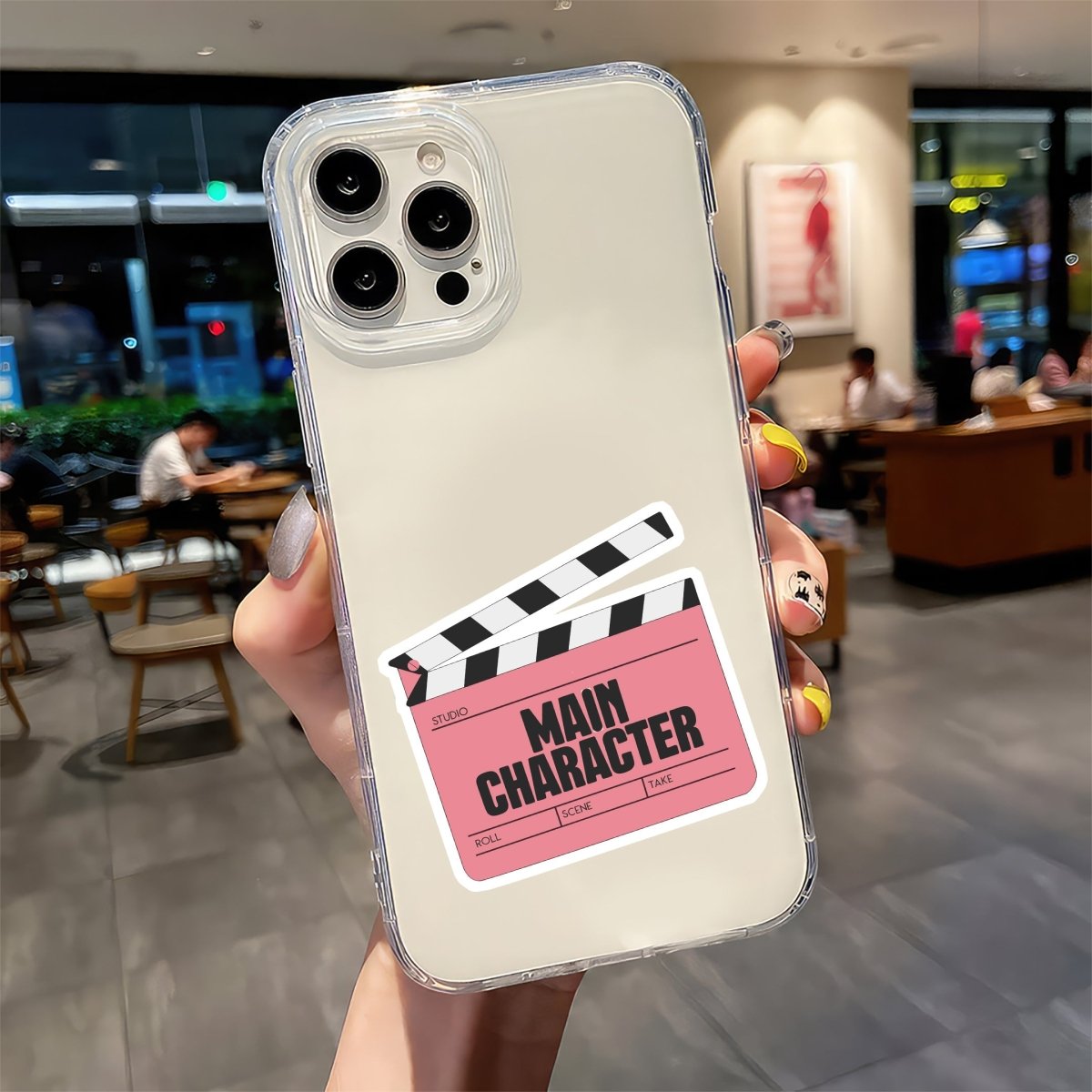 MAIN CHARACTER SYNDROME STICKER - stickyfunk premium stickers