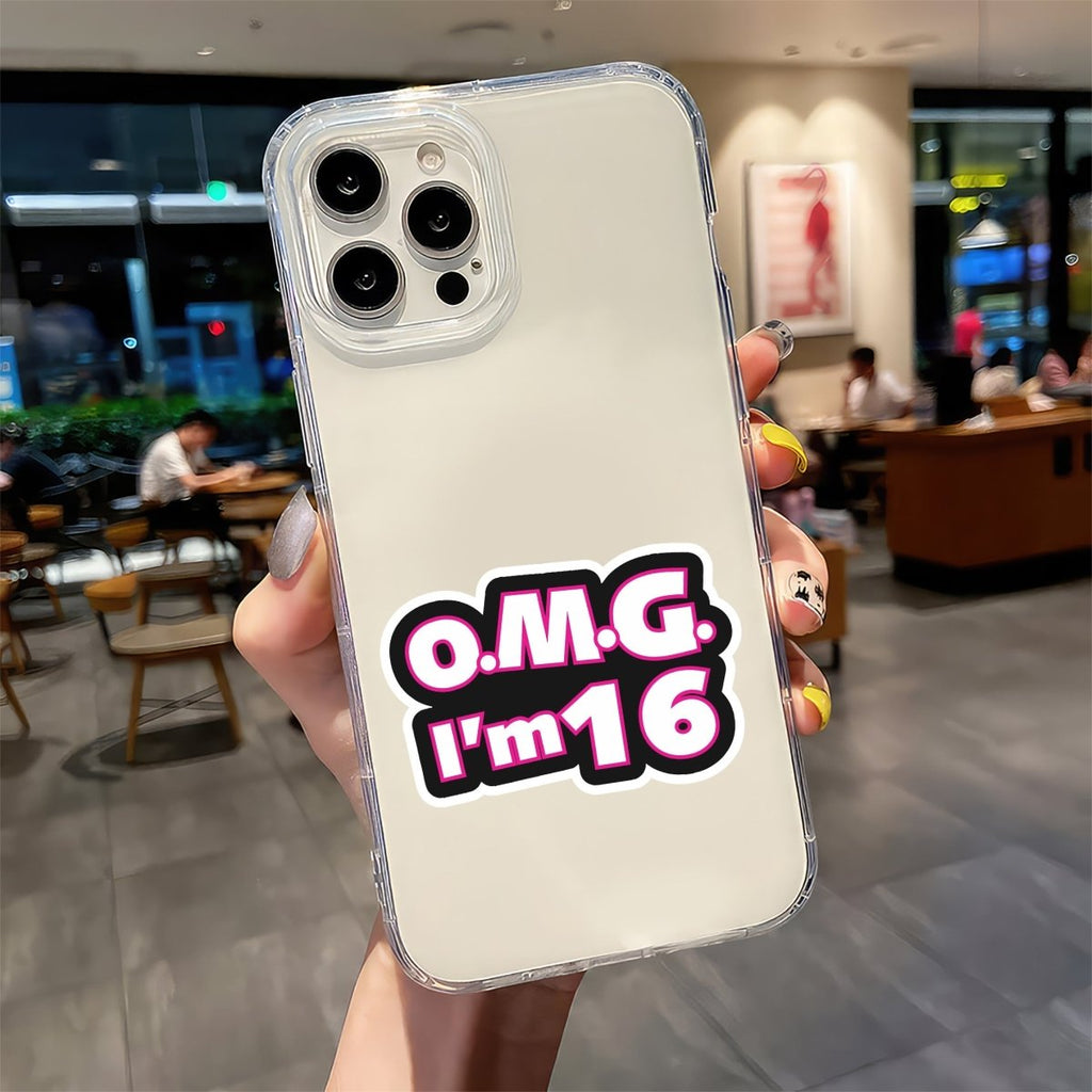 OMG, I'M SIXTEEN (AGAIN) STICKER - stickyfunk premium stickers