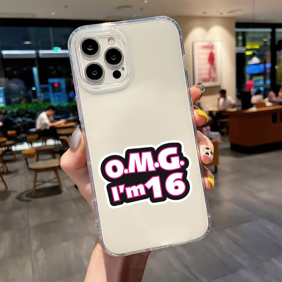 OMG, I'M SIXTEEN (AGAIN) STICKER - stickyfunk premium stickers