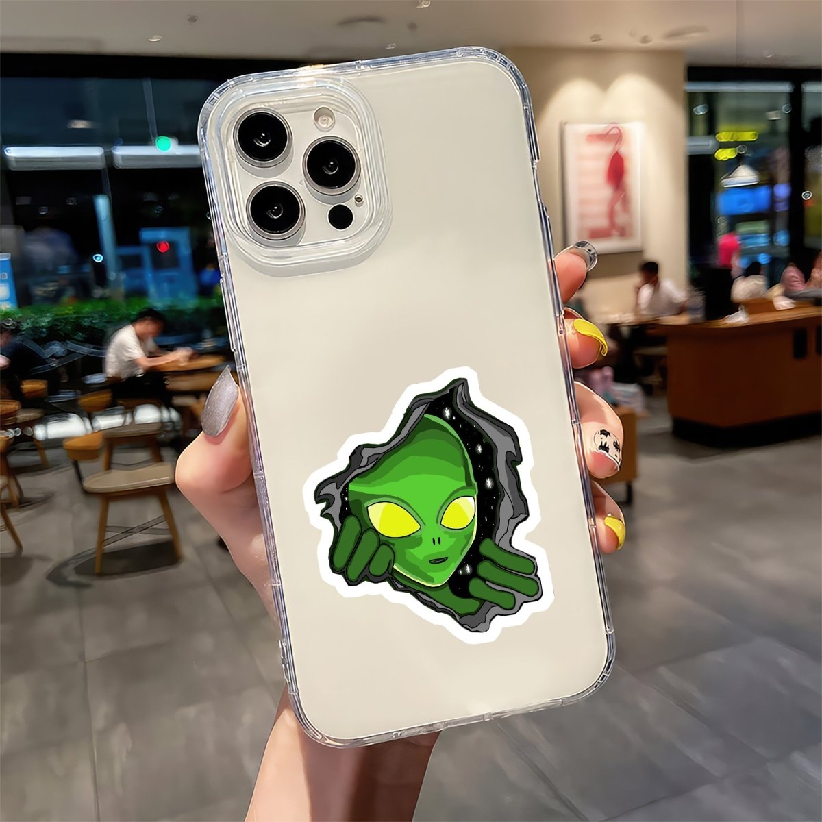 ALIEN DEKH, APNA DOST SAMJO STICKER - stickyfunk premium stickers