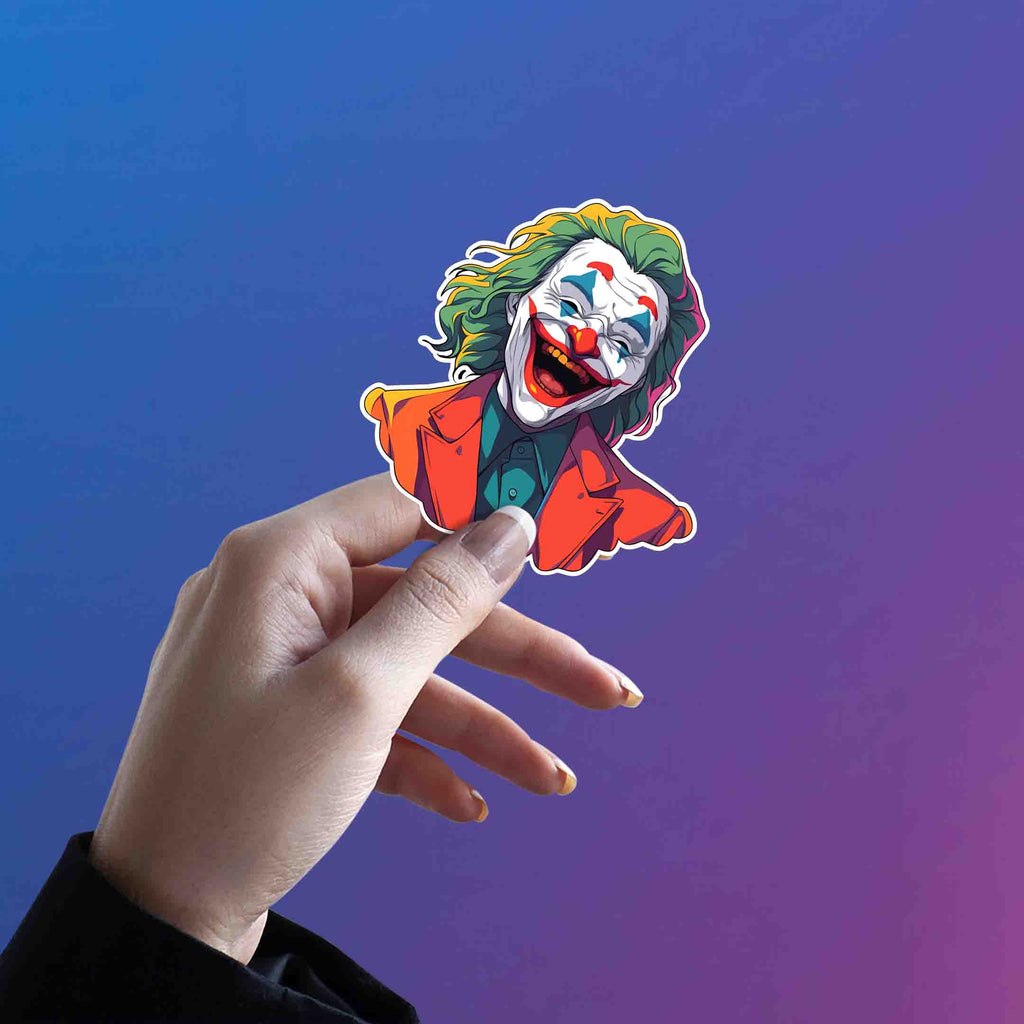FUNNY JOKER JOAQUIN PHOENIX STICKER - stickyfunk premium stickers