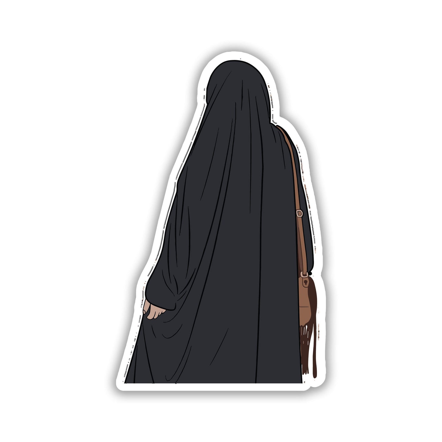 Muslim Girl Sticker - Hizab Sticker 4